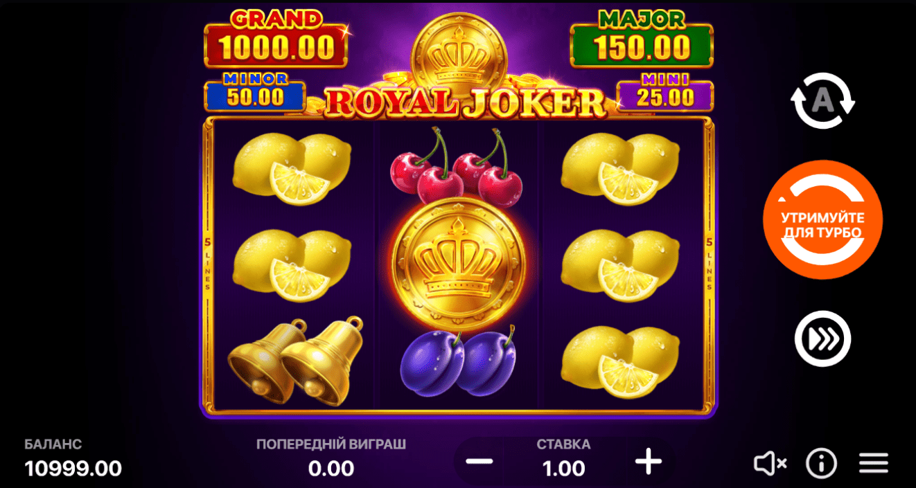 Royal Joker Hold and Win